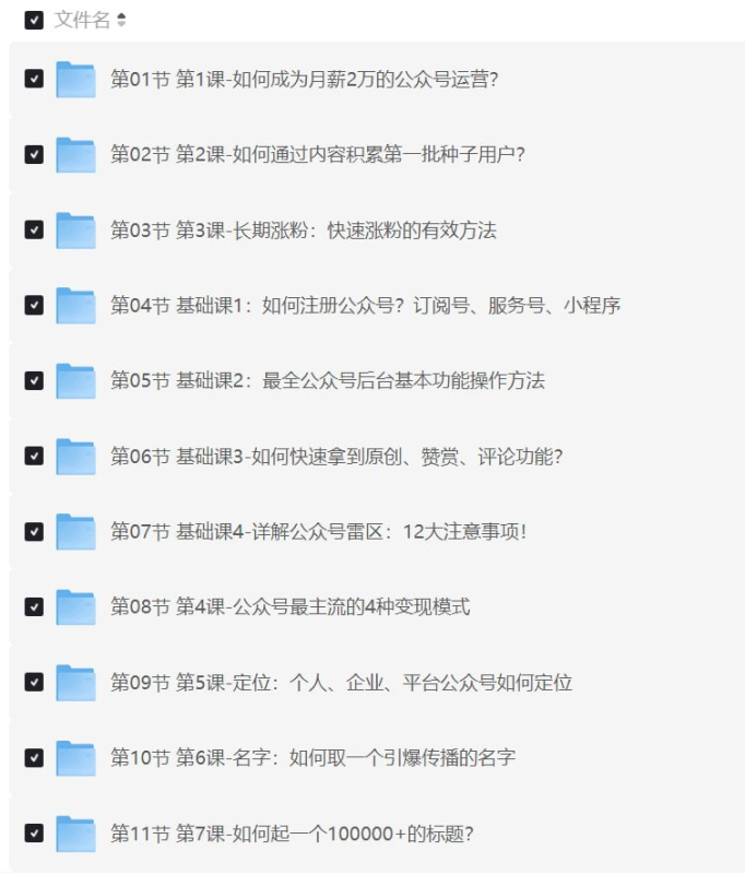 《零基础做出能赚钱的牛逼公众号》公众号运营及个人IP打造！-牧云网赚